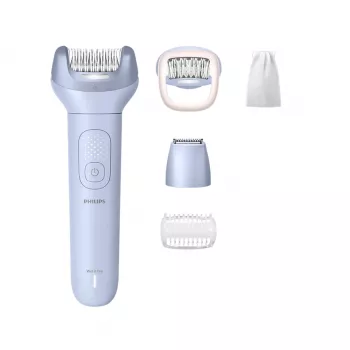 Epilaator Philips 8000 series BRE711/00 — 32 pintsetti, 2 kiirust, märg ja kuiv, sisseehitatud liitiumioonaku, sinine