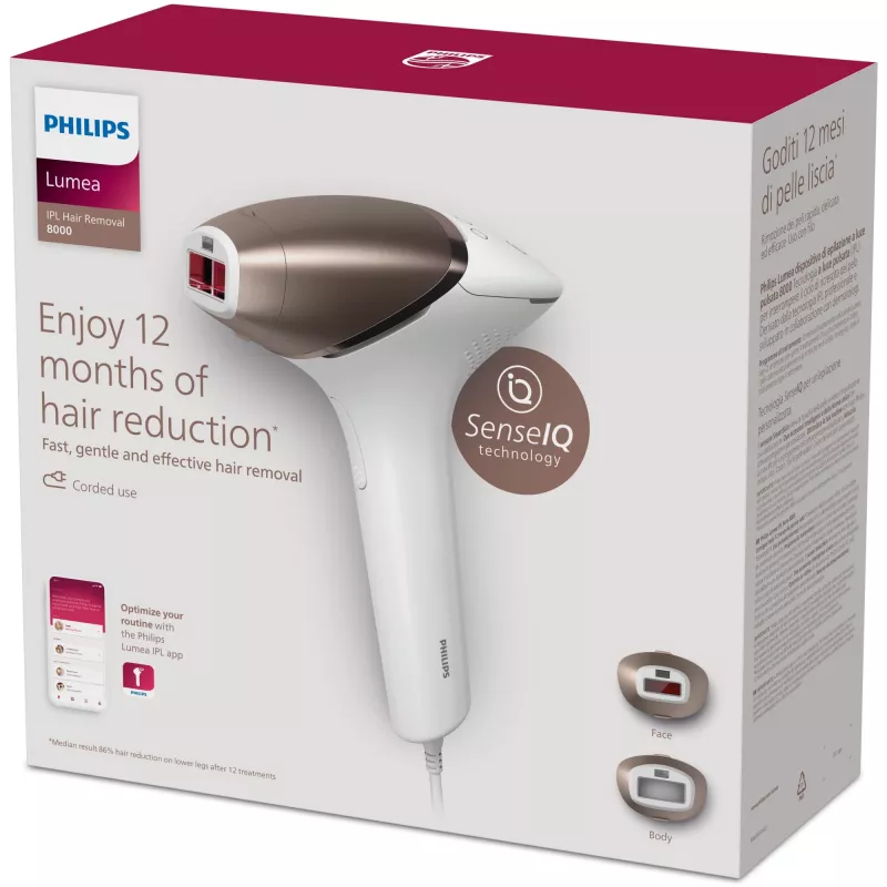 Philips Lumea Prestige IPL 8000 seeria BRI945/00 IPL-karvade eemaldaja koos SenseIQ tehnoloogiaga