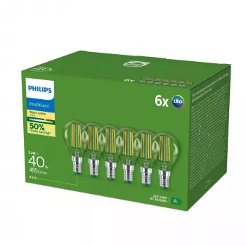 LED-pirn Philips E14 2,3 W 485 lm soe valge 300° CRI 80