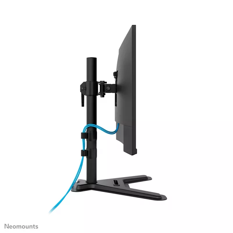 Neomounts DS45-600BL1 ühe monitori alus 10–32-tolliste ekraanide jaoks, VESA 75x75–100x100, max 9 kg, vabaltseisev, must