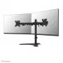 Kahe monitori alus Neomounts DS45-600BL2 ekraanidele 10–32 tolli, toetab 2 kuvarit, max 6 kg, VESA 75x75–100x100, vabaltseisev, must