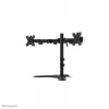 Kahe monitori alus Neomounts DS45-600BL2 ekraanidele 10–32 tolli, toetab 2 kuvarit, max 6 kg, VESA 75x75–100x100, vabaltseisev, must