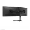 Kahe monitori alus Neomounts DS45-600BL2 ekraanidele 10–32 tolli, toetab 2 kuvarit, max 6 kg, VESA 75x75–100x100, vabaltseisev, must