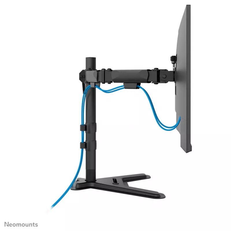 Kahe monitori alus Neomounts DS45-600BL2 ekraanidele 10–32 tolli, toetab 2 kuvarit, max 6 kg, VESA 75x75–100x100, vabaltseisev, must
