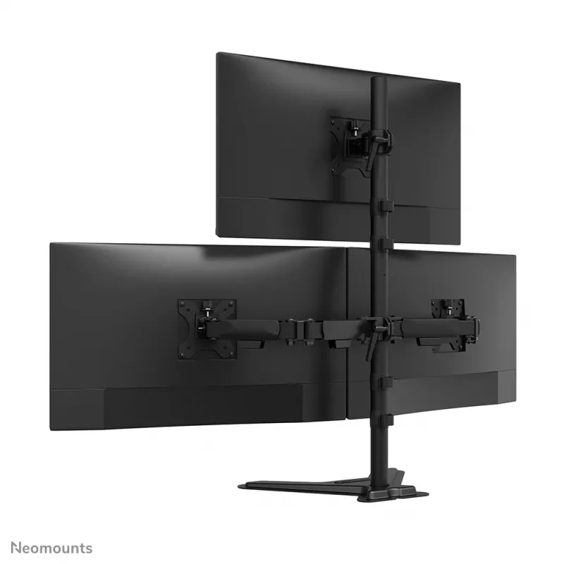Neomounts DS45-600BL2-1 Kolmekordne monitorialus 10-32 tolli