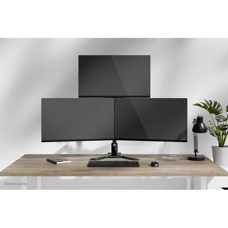 Neomounts DS45-600BL2-1 Kolmekordne monitorialus 10-32 tolli