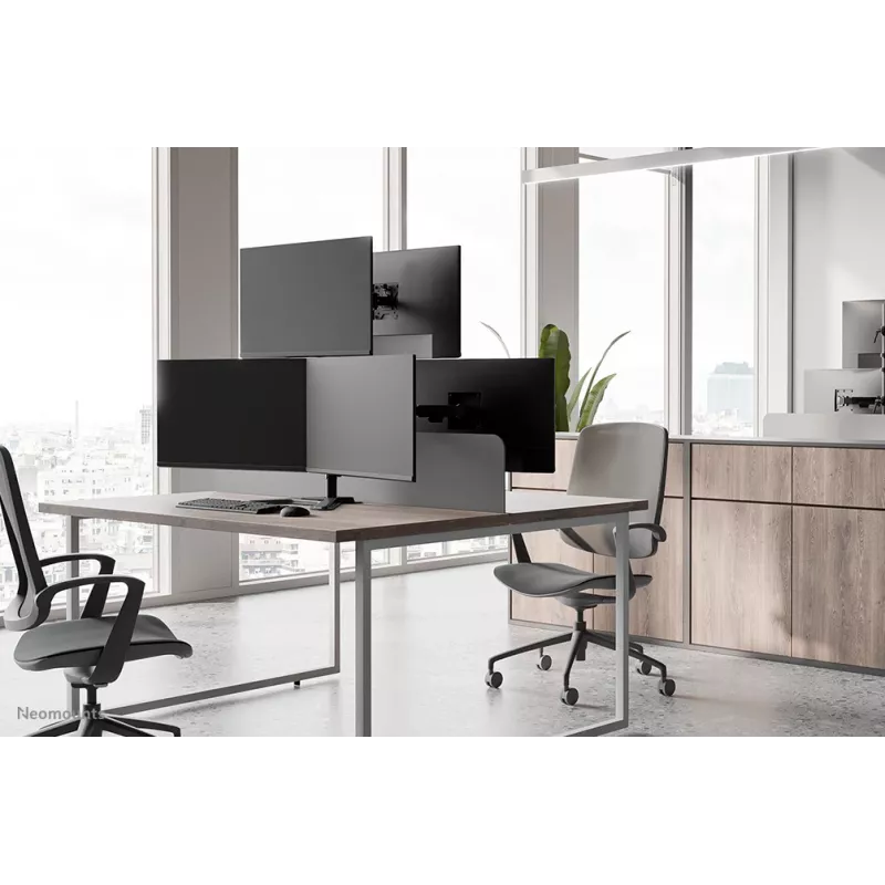 Neomounts DS45-600BL2-1 Kolmekordne monitorialus 10-32 tolli