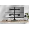 Neomounts DS60-600BL2-2 nelja monitori käsi 10–32-tollistele ekraanidele, VESA 75x75–100x100, maksimaalne koormus 8 kg, klamber/laualäbiviik, must