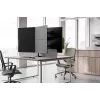 Neomounts DS60-600BL2-2 nelja monitori käsi 10–32-tollistele ekraanidele, VESA 75x75–100x100, maksimaalne koormus 8 kg, klamber/laualäbiviik, must