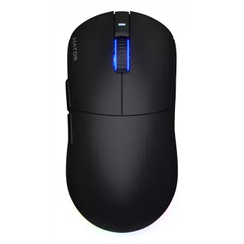 HATOR Quasar 3 Wireless hiir Mängimine Mõlemakäeline RF-juhtmevaba + Bluetooth + USB Type-A Optiline 12000 DPI