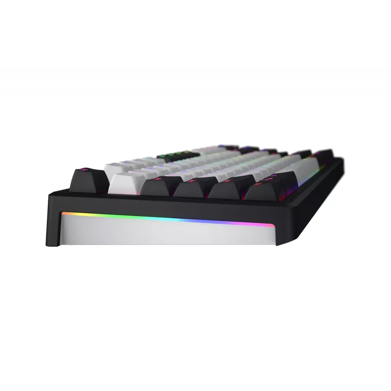 HATOR Skyfall 80 MAG ULTIMA 8K juhtmevaba klaviatuur Mängimine USB + RF juhtmevaba + Bluetooth QWERTY USA inglise Must, Valge