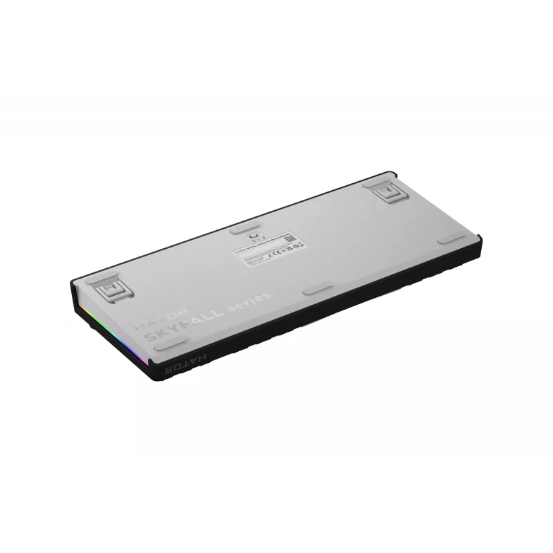 HATOR Skyfall 80 MAG ULTIMA 8K juhtmevaba klaviatuur Mängimine USB + RF juhtmevaba + Bluetooth QWERTY USA inglise Must, Valge