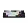 HATOR Skyfall 80 MAG ULTIMA 8K juhtmevaba klaviatuur Mängimine USB + RF juhtmevaba + Bluetooth QWERTY USA inglise Must, Valge