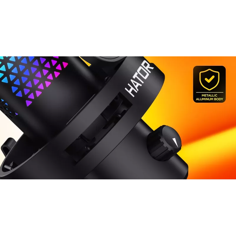 HATOR Dreamcast X, Must, taskuhäälingu mikrofon, -32 dB, 20 - 16000 Hz, 16 bit, 96 kHz, 70 dB
