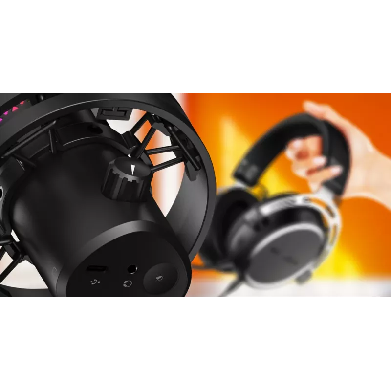 HATOR Dreamcast X, Must, taskuhäälingu mikrofon, -32 dB, 20 - 16000 Hz, 16 bit, 96 kHz, 70 dB
