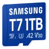 Samsung T7 microSD-kaart, 1 TB, MicroSDXC, UHS-I, 170 MB/s, Klass 3 (U3), V30