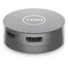 DELL 6-in-1 USB-C Multiport Adapter - DA305, Wired, USB 3.2 Gen 2 (3.1 Gen 2) USB-C, 10,100,1000 Mbit/s, Silver, 3840 x 2160 pixels, Dell