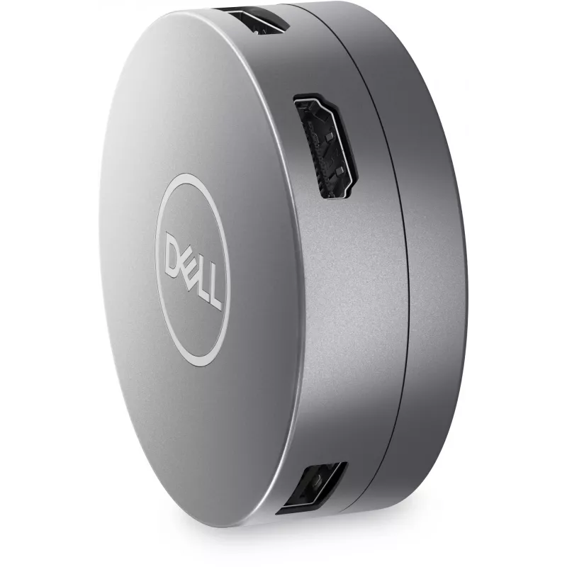 DELL 6-in-1 USB-C Multiport Adapter - DA305, Wired, USB 3.2 Gen 2 (3.1 Gen 2) USB-C, 10,100,1000 Mbit/s, Silver, 3840 x 2160 pixels, Dell