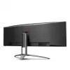 AOC B2 AG493UCX2 arvutimonitor 124 cm (48,8) 5120 x 1440 pikslit Quad HD LED Must