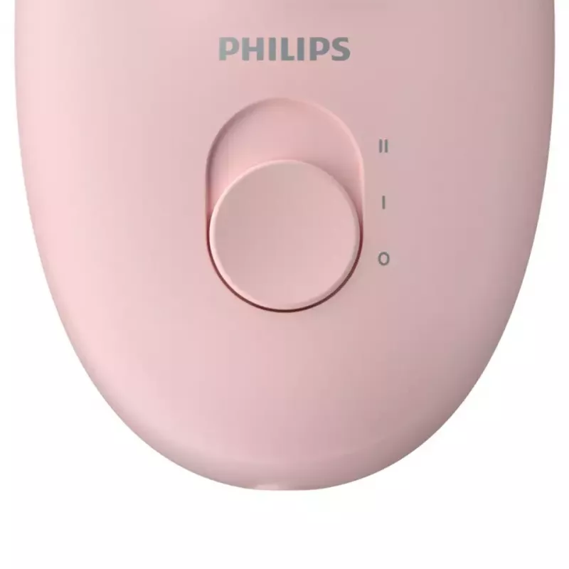 Philips Satinelle Essential BRE285/00 juhtmega epilaator, valge/roosa
