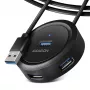 AXAGON HUE-P1AL Hub 4-pordiline USB 3.2 Gen 1 ÜMAR