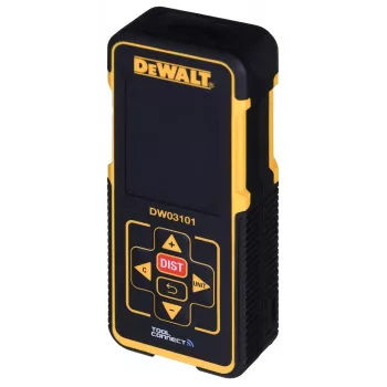DeWALT DW03101 Laserkauge kaugusmõõtur Must, Kollane 100 m