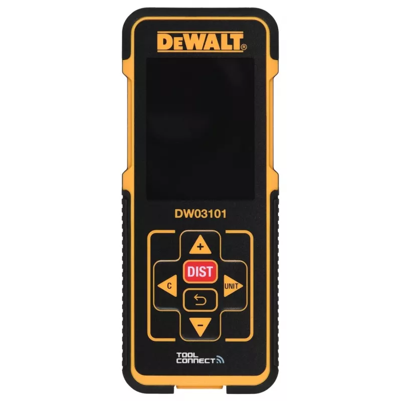 DeWALT DW03101 Laserkauge kaugusmõõtur Must, Kollane 100 m