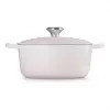 Le Creuset Signature malmpott 24 cm ümmargune kastrul merekarbi roosa