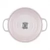 Le Creuset Signature malmpott 24 cm ümmargune kastrul merekarbi roosa