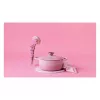 Le Creuset Signature malmpott 24 cm ümmargune kastrul merekarbi roosa