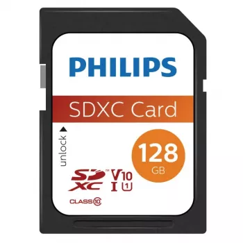 Mälukaart Philips 128 GB SDXC UHS-I FM12SD55B/00