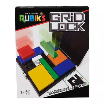 Rubik’s Cube Gridlock mäng, klassikalisest ajuvõimlemisest inspireeritud probleemilahendusmäng, näpumänguasi, täiskasvanutele ja lastele alates 7. eluaastast