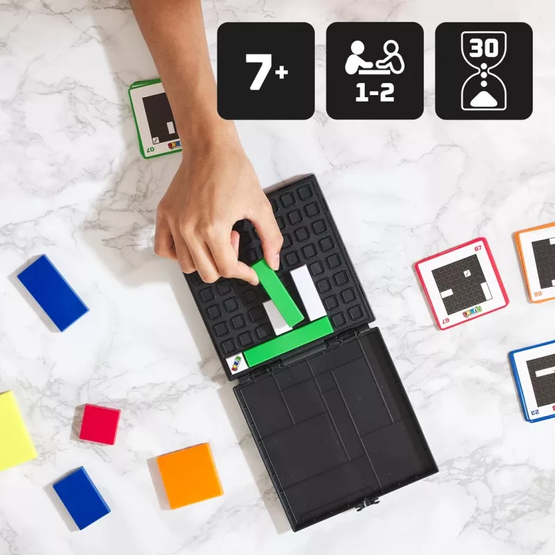 Rubik’s Cube Gridlock mäng, klassikalisest ajuvõimlemisest inspireeritud probleemilahendusmäng, näpumänguasi, täiskasvanutele ja lastele alates 7. eluaastast