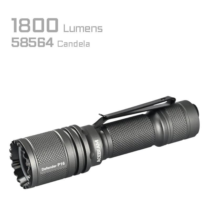 AceBeam P16 laetav LED-taskulamp 1000 luumenit hall