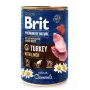 Märg koeratoit Brit Premium by Nature Junior — Kalkun maksaga, 400 g, purk, 78% niiskust