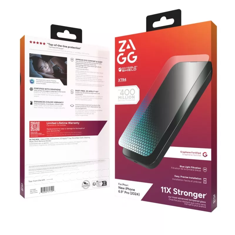 InvisibleShield Glass XTR4 Apple iPhone 16 Pro Max ekraanikaitse