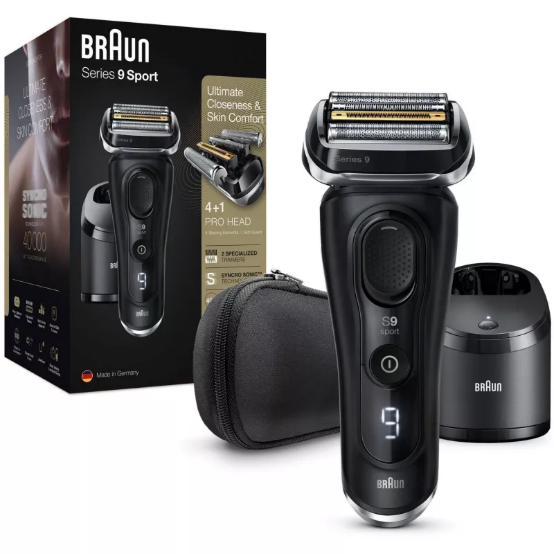 Braun Series 9 9352cc Sport habemeajaja Trimmer Must Hall