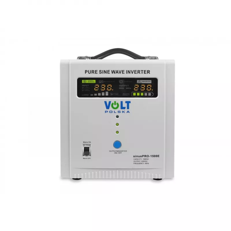 Katkematu toiteallikas Volt SINUS PRO 1500 E 12V/230V Line-Interactive 1,5 kVA 1050 W Valge