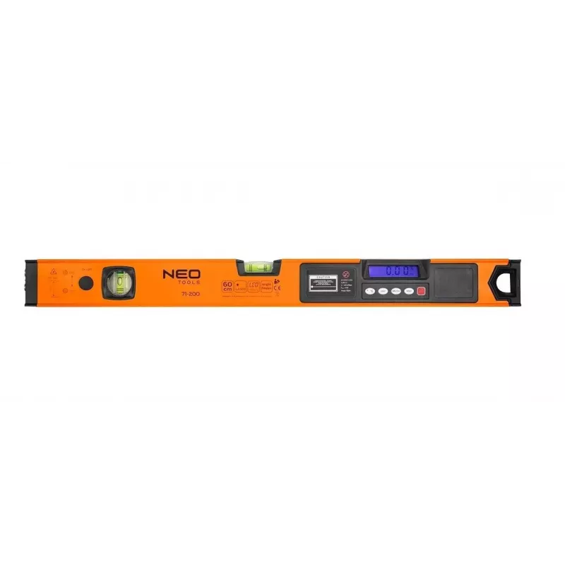Neo Tools vesilood elektroonilise ekraani ja laserosutiga 60 cm