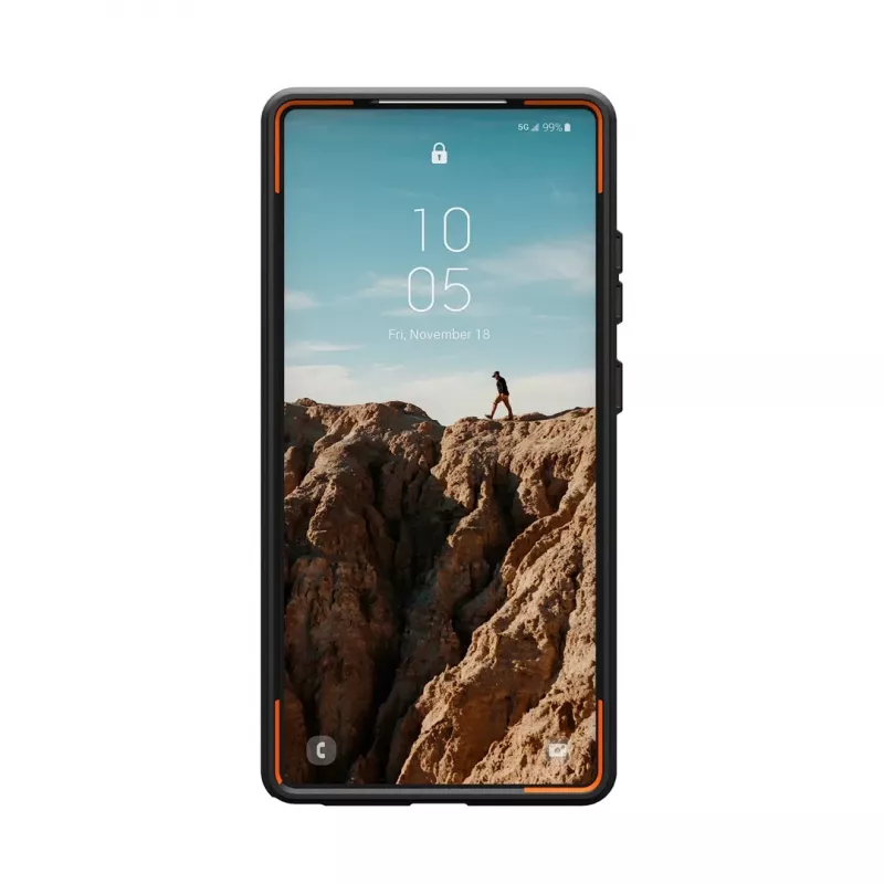 Urban Armor Gear Civilian mobiiltelefoni ümbris 17.3 cm (6.8) kate oliiv, oranž