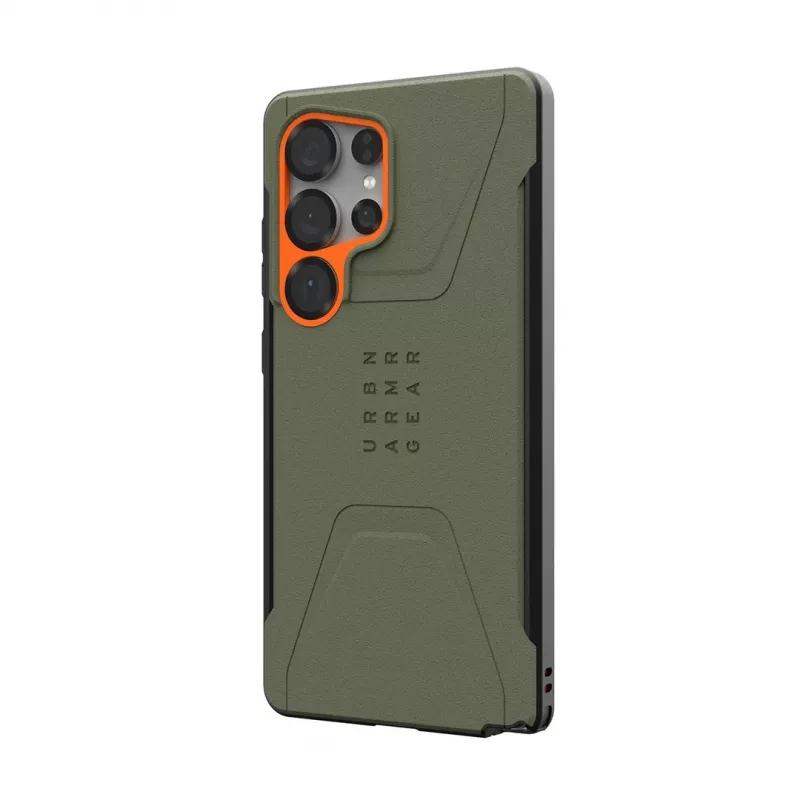 Urban Armor Gear Civilian mobiiltelefoni ümbris 17.3 cm (6.8) kate oliiv, oranž
