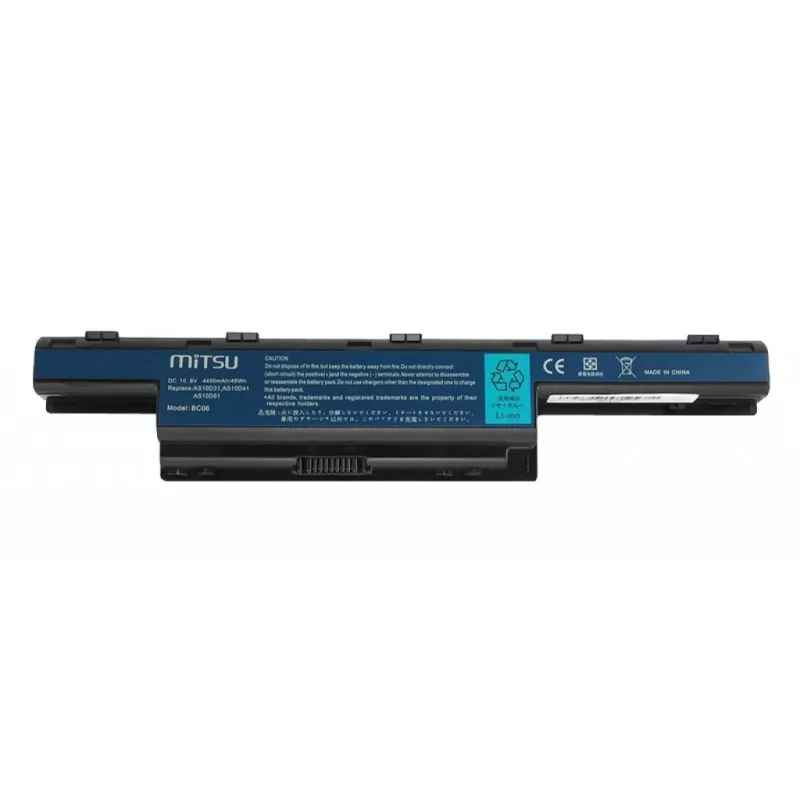 MITSU aku Acer Aspire 4551 4741 5741 jaoks 4400 mAh 10,8–11,1 V