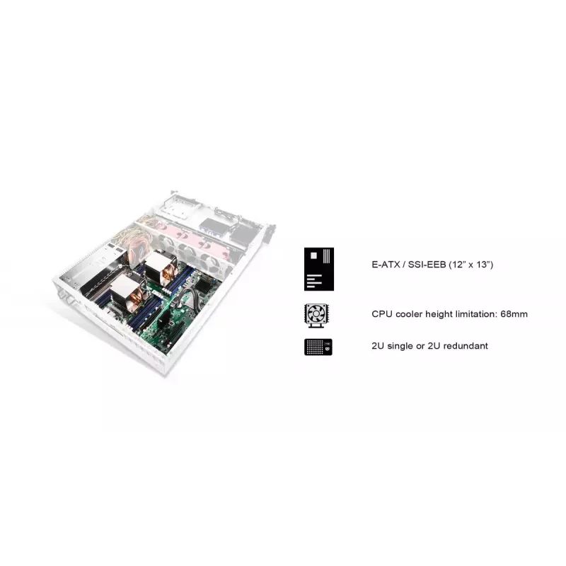 HDD ümbris Silverstone RM22-308 2.5/3.5 tolli 10 ketast must valge