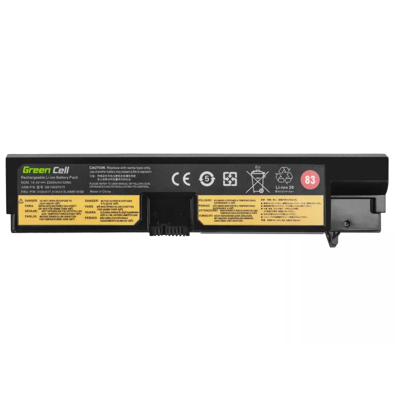 GREENCELL LE147 aku roheline Cell Lenovo ThinkPad E570 E570c E575 jaoks