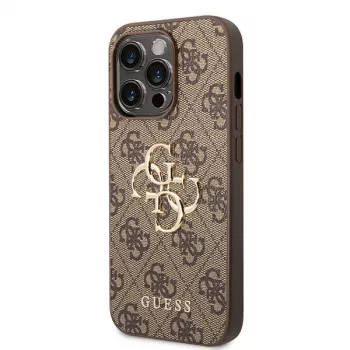 GUESS D?klas Guess GUHCP15L4GMGBR iPhone 15 Pro 6.1 ruda | ruda hardcase 4G Big Metal Logo