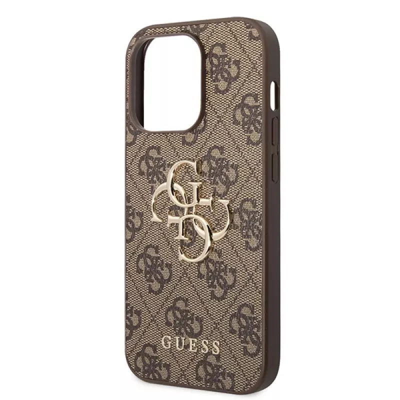 GUESS D?klas Guess GUHCP15L4GMGBR iPhone 15 Pro 6.1 ruda | ruda hardcase 4G Big Metal Logo