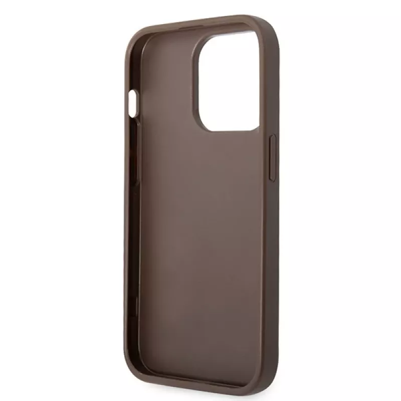GUESS D?klas Guess GUHCP15L4GMGBR iPhone 15 Pro 6.1 ruda | ruda hardcase 4G Big Metal Logo
