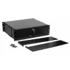 Sahtliüksus Equip Lukustatav Sahtel 19' 3U RAL9005 Must