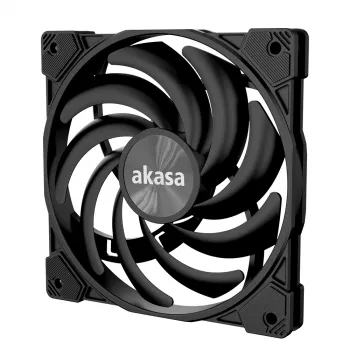 Akasa Alucia XS õhuke-Fan 120 mm - must