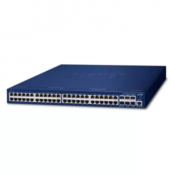 Hallatav 3. kihi gigabitine Etherneti kommutaator PLANET SGS-6310-48T6X 48 porti 1U